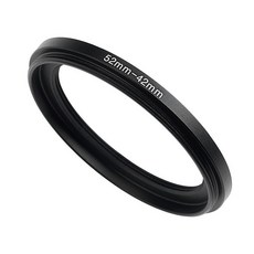 58mm ~ 55mm 스텝다운 링 필터 어댑터 모든 브랜드 UV ND CPL 메탈 어댑터 필터(58mm 55mm), 52mm-42mm, 1개