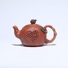 宜興紫砂壺 精美雅器, 1個, 深红色