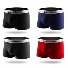 Charm Kaiser 남성 면 소프트 심리스 고급 남자 드로즈 4종세트 선물 3373