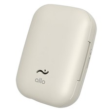 알로코리아 덴픽션 바람건조 고온히팅 무선 휴대용 칫솔살균기, ATS1G, 크림