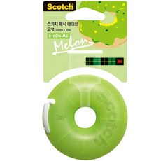 스카치 매직 테이프 펜시 디스펜서 도넛, 멜론, 1개