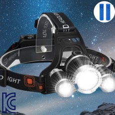 사니누 초고광도 5000루멘 충전식 헤드랜턴, 1개, 다크블랙