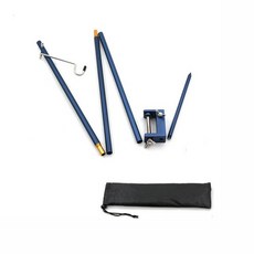 컬러풀 폴딩 캠핑조명 거치대 AA-070, navy, 5개