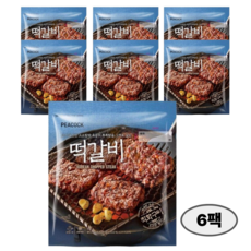 신세계푸드 [피코크]떡갈비 450g 6봉, 6개