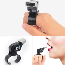 심판 손가락 반지형 호루라기 휘슬 호각 축구심판용품 중고등학생 호신용휘슬 훈련, 1개