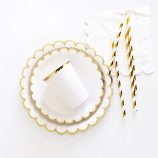 7吋紙盤 直徑18cm 8入/包, 1個, 8個裝