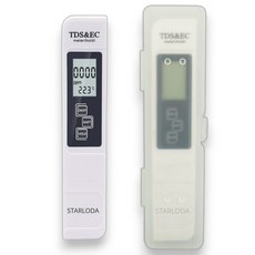 우리집 먹는물 불순물 EC TDS 수질 측정기 검사, 1개, 화이트