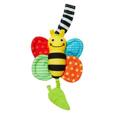 Sassy 새시 빙글빙글 꿀벌 TYSA80772 지터 장난감 유모차 장난감 스트랩 포함