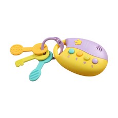JoyBaby 音樂車鑰匙牙膠玩具, 音樂車鑰匙牙膠玩具-F, 1個