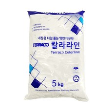 테라코 칼라라인 내장 타일 줄눈제 내수 항균 항곰팡이, 테라코 칼라라인 줄눈제 화이트5kg (단품), 1개