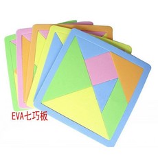 EVA七巧板 兒童益智玩具, 1個