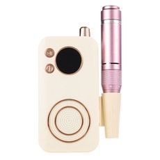 新款充電美甲打磨機便攜式卸甲磨甲器去死皮YT988美甲打磨機充電式美甲機美甲磨甲機卸甲機甲面拋光機電動修甲器美甲工具, 1個, 米黃