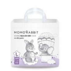 모모래빗 에코드라이 팬티기저귀 팬티형 남여공용, 대형(L), 28매