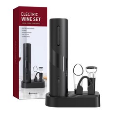 KLT 新款電動紅酒開瓶器套裝 多功能禮盒組, 1個
