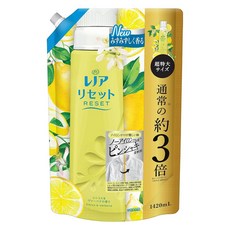 Lenor 蘭諾 Reset防皺消臭衣物柔軟精補充包 柑橘&馬鞭草香, 1包, 1.42L