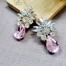 보석모티브 N-034, 금도금, 핑크, 1개