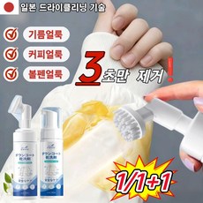 [초특가]레몬 다이어리 패딩얼룩제거제 거품형 자체 브러시 세탁소와 동일 모델, 1개, 400ml