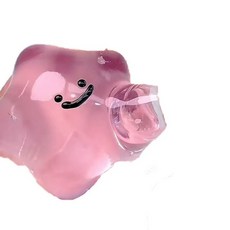 유튜브 fufu squishy 말랑말랑 별모양 크리스탈볼 투명 스퀴시 스트레스 볼, 별모양 스퀴시( 투명 핑크 랜덤배송), 1개