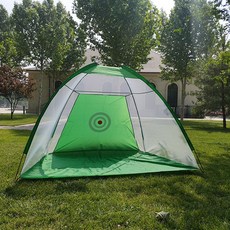 高爾夫練習網：戶外折疊打擊籠，室內外切桿練習器，輕鬆提升球技, 1個, 1米普通款綠網