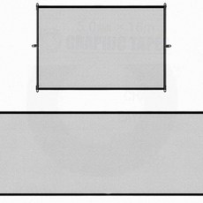 애견 안전 가림막 대 차량 뒷좌석 반려동물 칸막이 메쉬 펜스 자동차용품, 1개