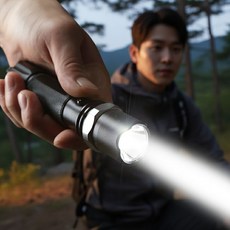 5W 고휘도 LED 줌 손전등 캠핑 등산 낚시용 비상깜빡이 휴대용 플래시art72tip