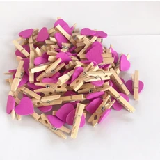 빨간 하트 사랑 나무 옷 사진 종이 페그 핀 미니 빨랫줄 엽서 클립 홈 웨딩 발렌타인 데이 장식 10 개 50, 02 10pcs, 08 Purple