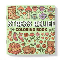 오나데이 아동 귀여운 편안한 테마 색칠놀이 그림책, 아동 도색, 스트레스 해소 아이템