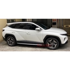 適用於 現代 HYUNDAI TUCSON L (2021年改款後 汽油/油電專用) 車側踏板 鋁合金踏板, 踏板一組 #不含安裝