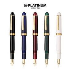 [플래티넘] #3776 센츄리(CENTURY) 금장 PNB-15000 만년필, F, 블루