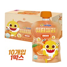 아텍스 핑크퐁 아기상어 워터젤리, 110ml, 10개, 오렌지맛