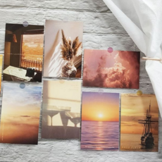 감성 엽서 빈티지 선셋 인테리어 일몰 엽서 포스터 벽장식 꾸미기