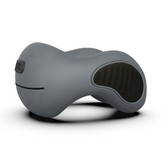 人體工學記憶棉頸枕 透氣舒適旅行午睡必備 釋放頸椎壓力, 灰色