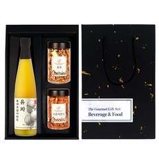 종합1호 선물세트(유자500ml+호두+아몬드), 1세트, 종합1호(유자+견과2p)
