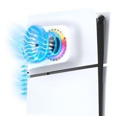 PS5 SLIM 散熱風扇面蓋 炫光版 副廠, 1個