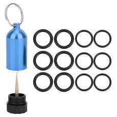 12개의 씰 링이 있는 알루미늄 합금 실린더 보관 병 스쿠버 다이빙 탱크, 파랑색