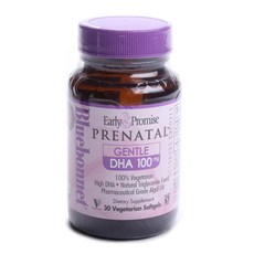 Bluebonnet DHA素食軟膠囊 100mg, 30顆, 1罐