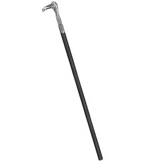 Servllcell 전 의사 지팡이 소품 전 의사 코스튬 액세서리 플라스틱 까마귀 지팡이 할로윈 지팡이 코스프레 파티102772