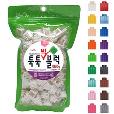 [글로벌이지] 이지툭툭 빅블럭 350g 리필_18색 블럭만들기 블록끼우기 블록놀이키트 블록맞추기 블록모양만들기, 분홍