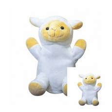 손인형 동물구성 양 1개입 동물손인형 유아교구