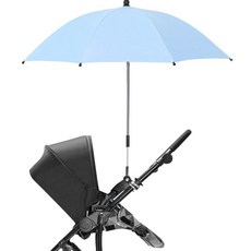 360도 조절가능 유모차 우산 75cm, 스카이, 1개