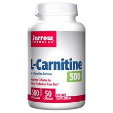 Jarrow FORMULAS 左旋肉鹼無麩質膠囊 500mg, 1個, 50 件