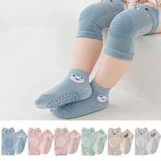 양말무릎보호대세트 204994 아동 미끄럼방지 이모티콘