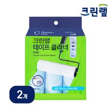 홈하우스 크린랩 넉넉한 용량 테이프 클리너 리필 6개입 사선컷팅 돌돌이, 2개