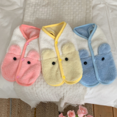라브니즈 복실 곰돌이 수면 조끼 / 강아지잠옷 데일리룩 실내복