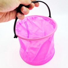 수채화물통 접이식 휴대 물감 미술 물통 핑크kty1+5vof