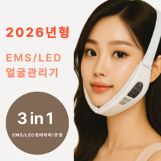 DEOCR V-스컬프 갈바닉 얼굴 마사지기 EMS 고주파 LED 광테라피 V라인, V-스컬프 프로
