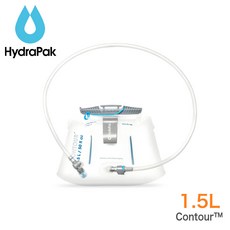 HydraPak CONTOUR LUMBAR 1.5L 3D立體腰包吸管水袋, 透明