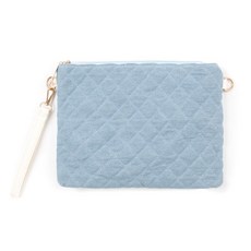 데님누빔 클러치백