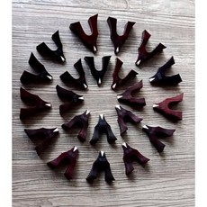 雅典樂器世界 極品古箏紫檀雁柱箏碼 特訂款，提升音色共鳴，手工精細打磨，安裝簡便, 1個