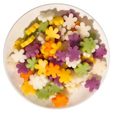 [입점특가] 명가삼대떡집 국내산 쌀로 빚은 오색 빛깔 꽃 떡국떡, 1개, 700g